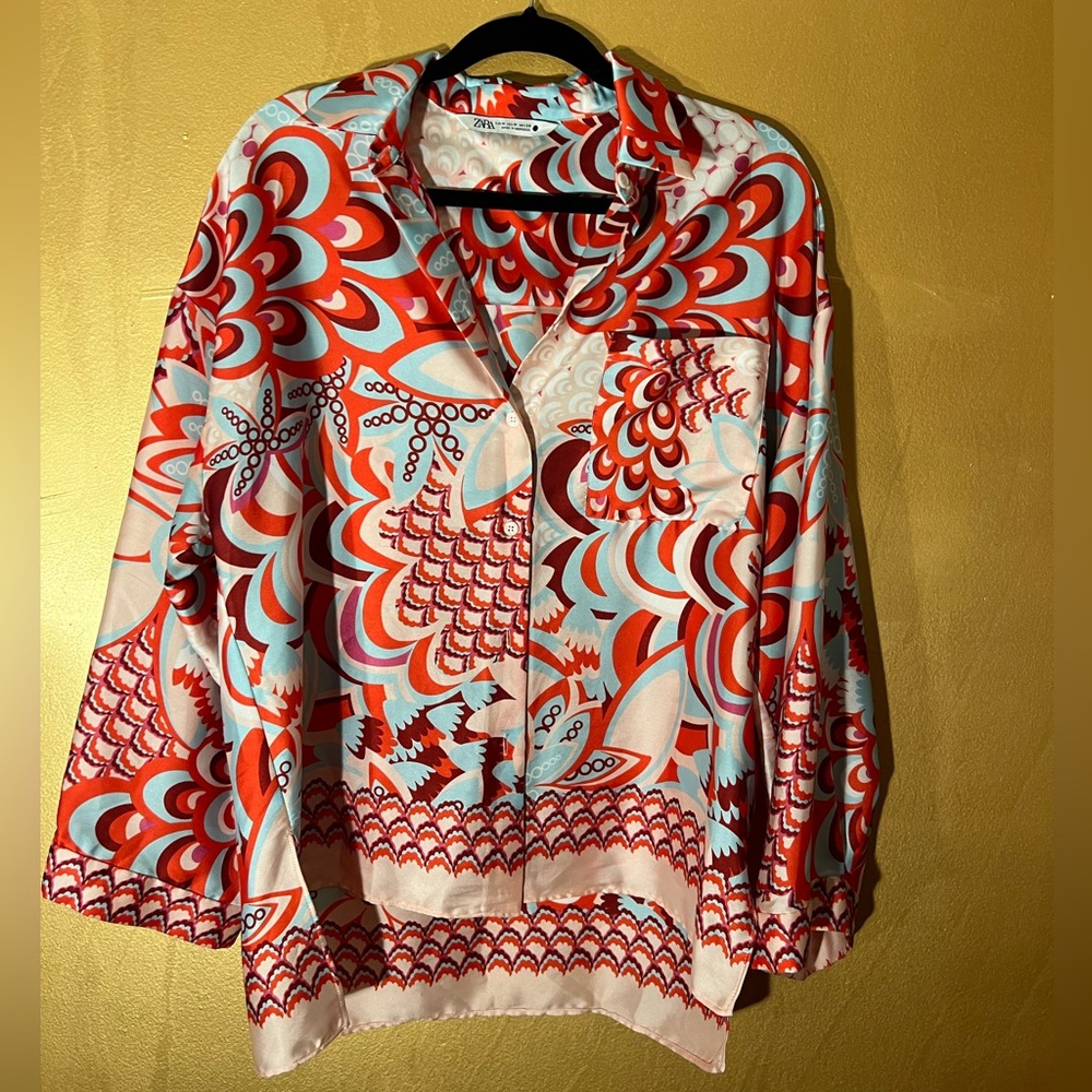 Zara Printed Top SS21